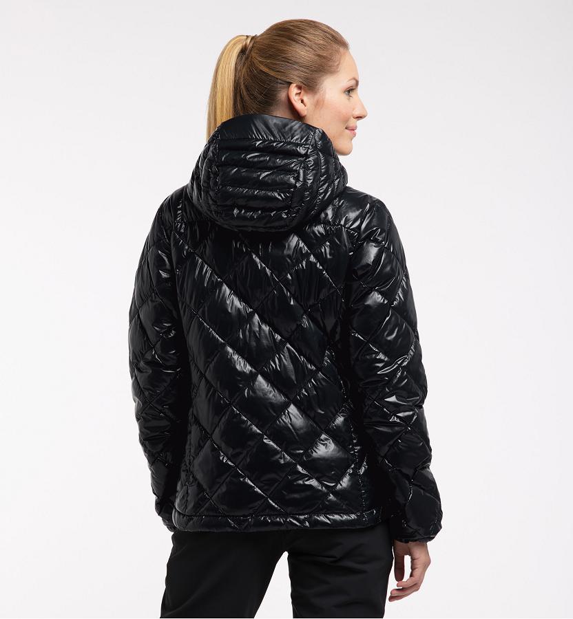 Haglöfs Womens Roc Mimic Down Jacket Black New Zealand 87401TYLK